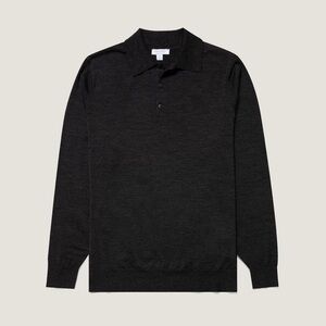 NWT SUNSPEL EXTRA FINE MERINO POLO